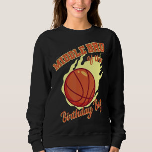 Sweatshirt Bro Moyen De La Famille De Basketball De Garçon An