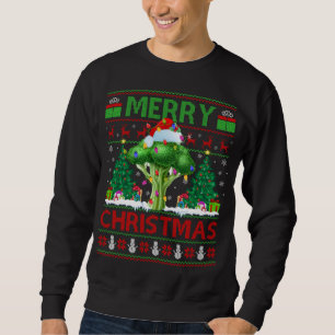 Sweatshirt Broccoli Poisson Lover Xmas Arbre Broccoli C moche