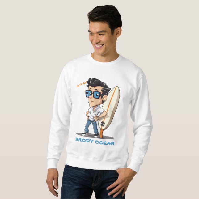 Sweatshirt Brody Ocean Wavecrest (Devant entier)