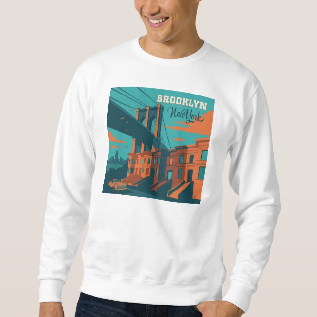 Sweatshirt Brooklyn New York (Devant)