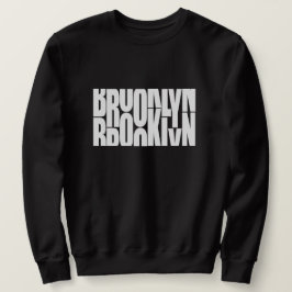Sweatshirt Brooklyn Style Hommes Noirs