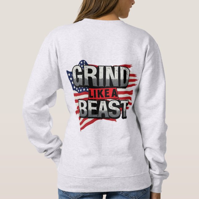 SWEATSHIRT BROYE COMME UNE BÊTE (Dos)