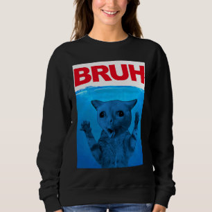 Sweatshirt Bruh meme dire frère saluer Ados garçons Bruh