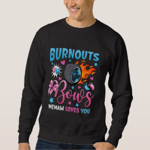 Sweatshirt Brûlons ou vaches Mmaw aime toi bébé Genre Revea