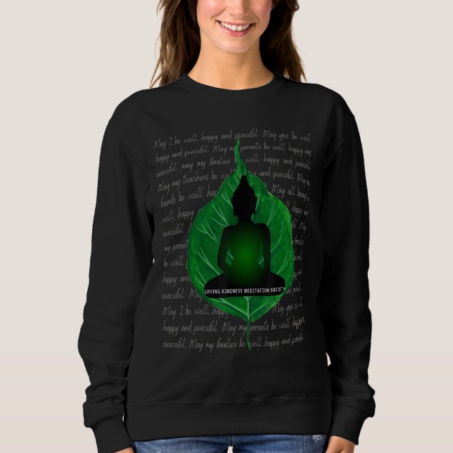Sweatshirt Buddha Mindfulness Buddhist Gautama Buddhism Lovin (Devant)