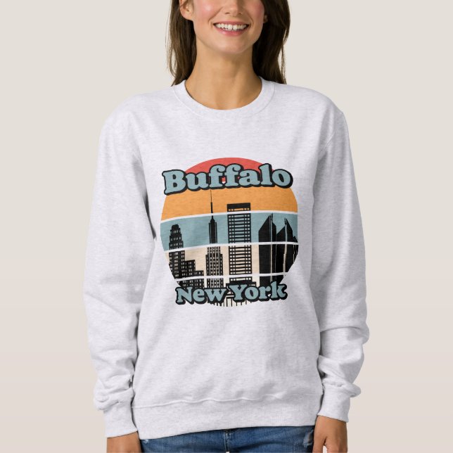 Sweatshirt Buffalo, New York (Devant)