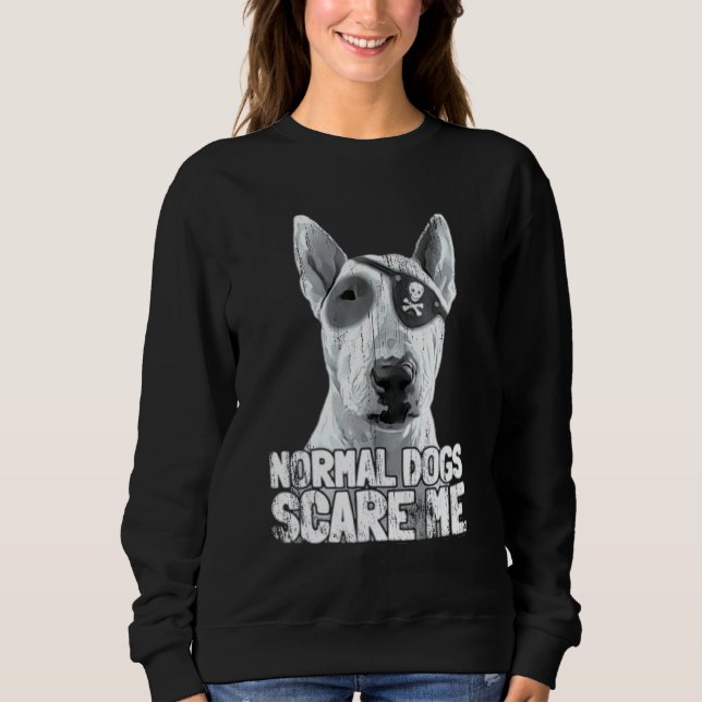 Sweatshirt Bull Terrier Pirate (Devant)