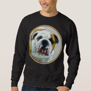 Sweatshirt Bulldog Painting - Joli art original chien