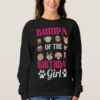 Sweatshirt Bumpa De L'Anniversaire Fille Chien Paw Anniversai