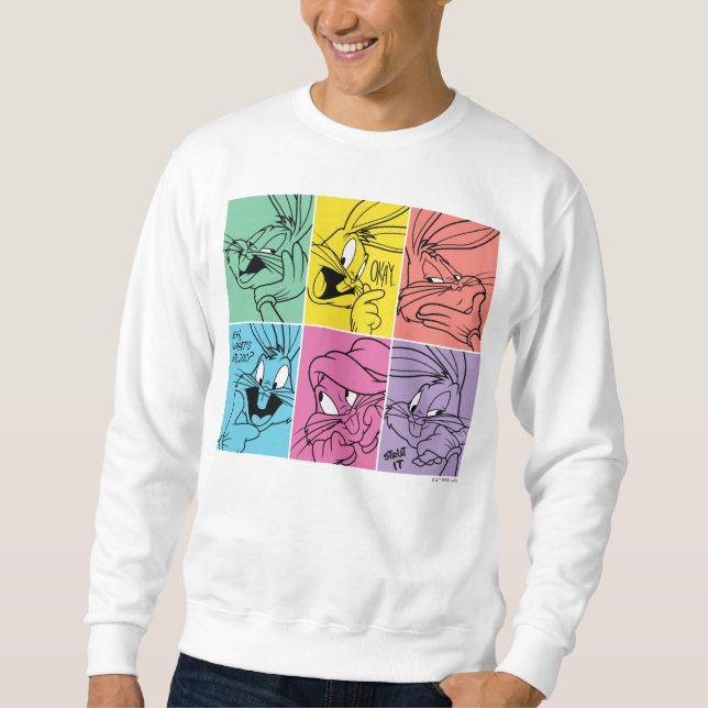 Sweatshirt BUNNY™ - Expressions de blocs de couleur (Devant)