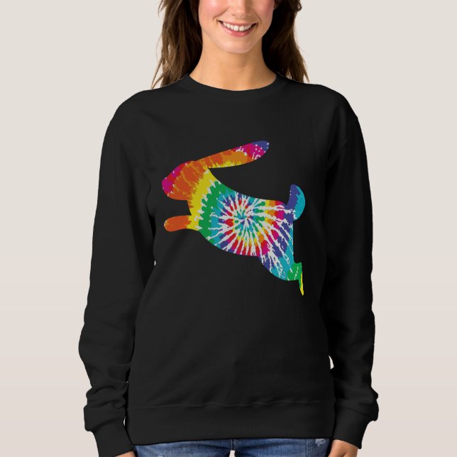 Sweatshirt Bunny Spring Hunt Eggs Rabbit Happy Easter Day (Devant)