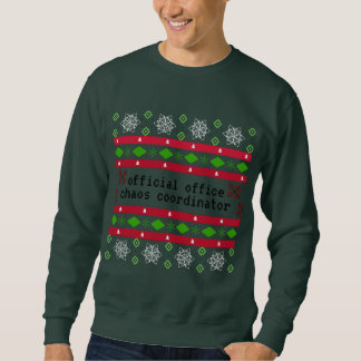 Sweatshirt Bureau Officiel Personnalisé "Sweater" laid