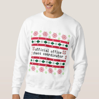 Sweatshirt Bureau Officiel Personnalisé "Sweater" laid