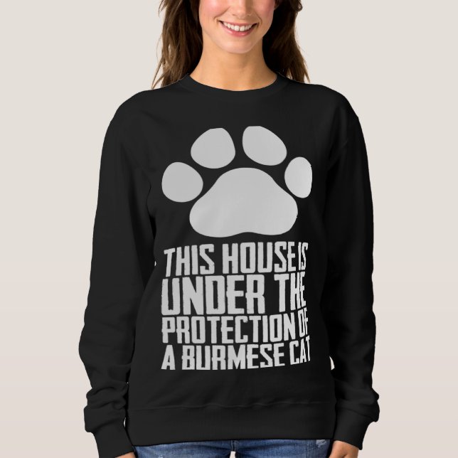 Sweatshirt Burmese cats  Burmese mom  Burmese kitten (Devant)