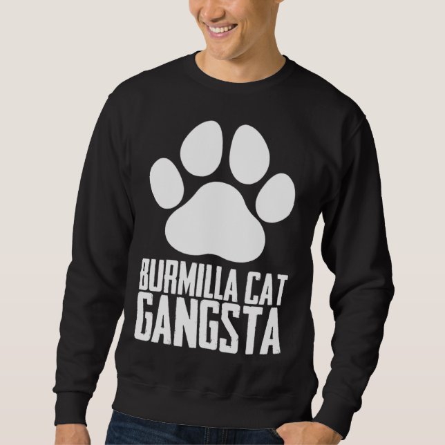 Sweatshirt Burmilla  Burmilla cat  Burmilla mom  3 (Devant)