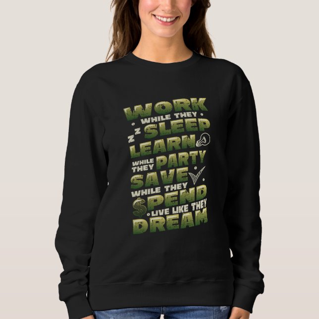 Sweatshirt Business Owner Self Employed Motivation Entreprene (Devant)