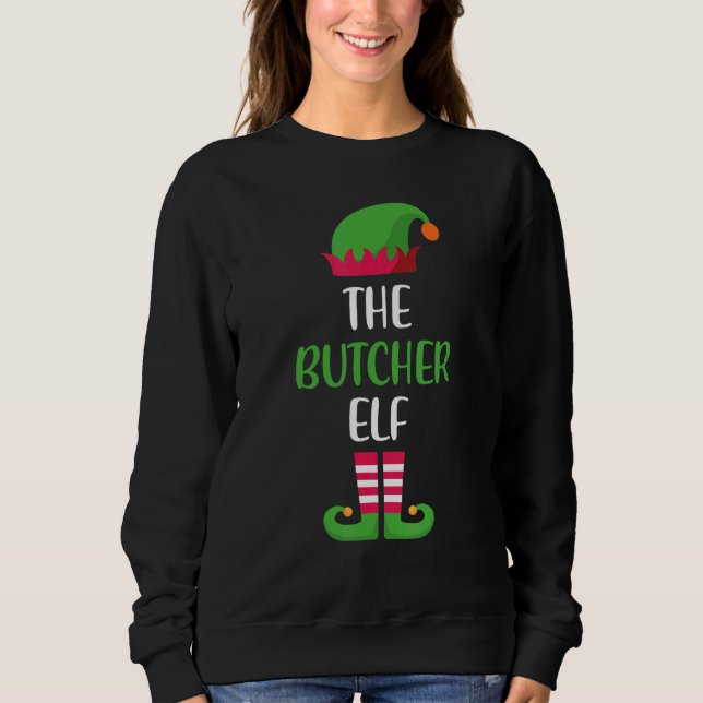 Sweatshirt Butcher Elf Family Matching Group Christmas Pajama (Devant)
