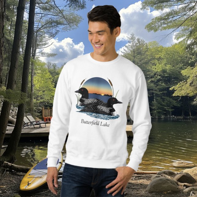 Sweatshirt Butterfield Lake Loons Pair (Créateur téléchargé)