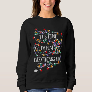 Sweatshirt C_s fin I_m tout va bien Noël Li