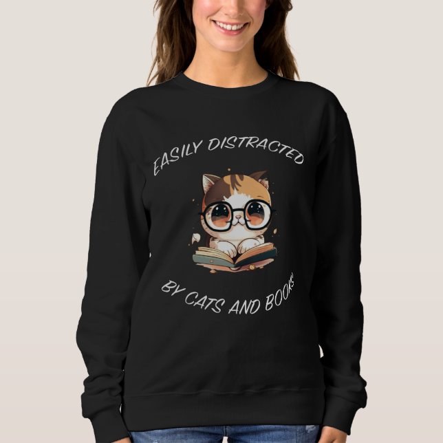 Sweatshirt Ca for MenWomen   Ca for Cat DadMom  2 (Devant)