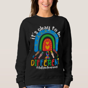 Sweatshirt Ça va être différent Cool Rainbow Autism Award