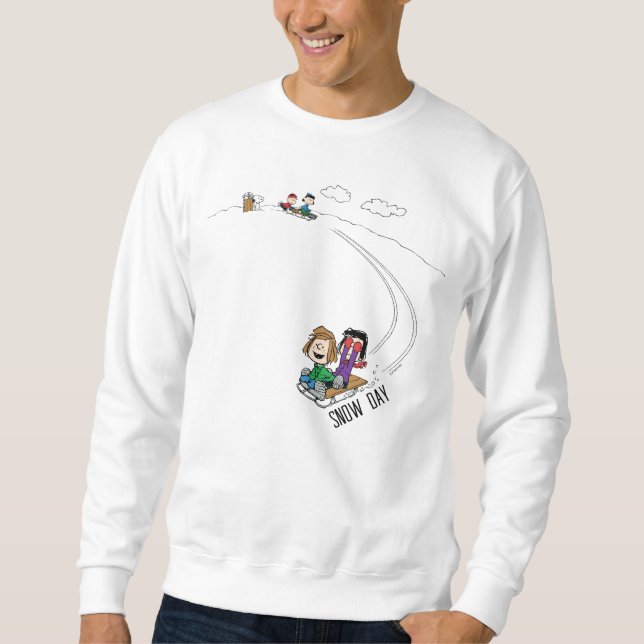 Sweatshirt cacahuètes | Arachides Gang Sled Riding (Devant)