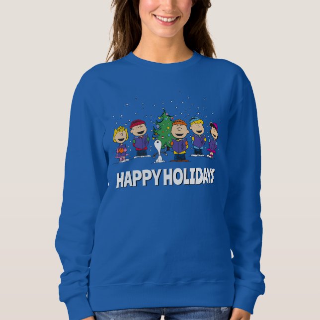 Sweatshirt cacahuètes | Autour de l'arbre de Noël (Devant)