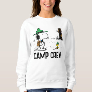 Sweatshirt cacahuètes Camping Snoopy & Woodstock