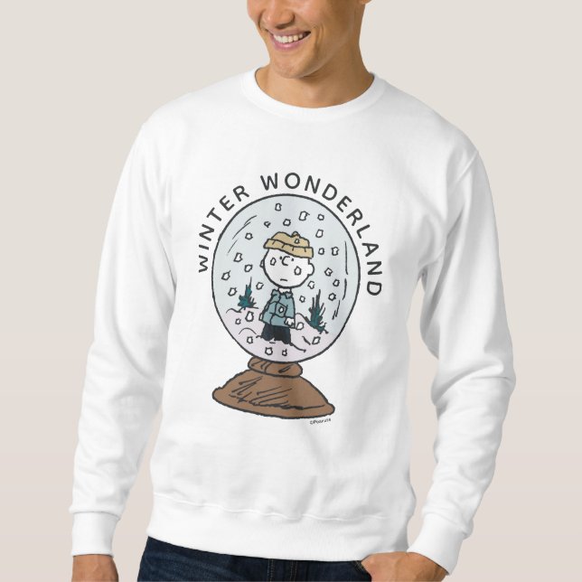 Sweatshirt cacahuètes | Charlie Brown Snow Globe (Devant)