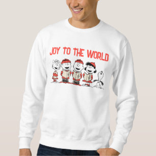 Sweatshirt cacahuètes Joyeuse Chorale de Noël