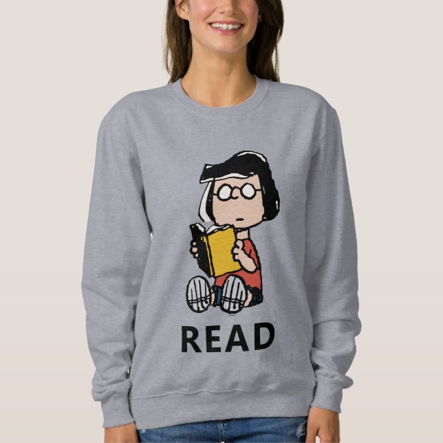 Sweatshirt cacahuètes | Lecture Marcie (Devant)