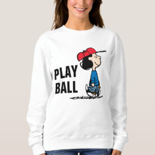 Sweatshirt cacahuètes   Lucy Jouant au baseball