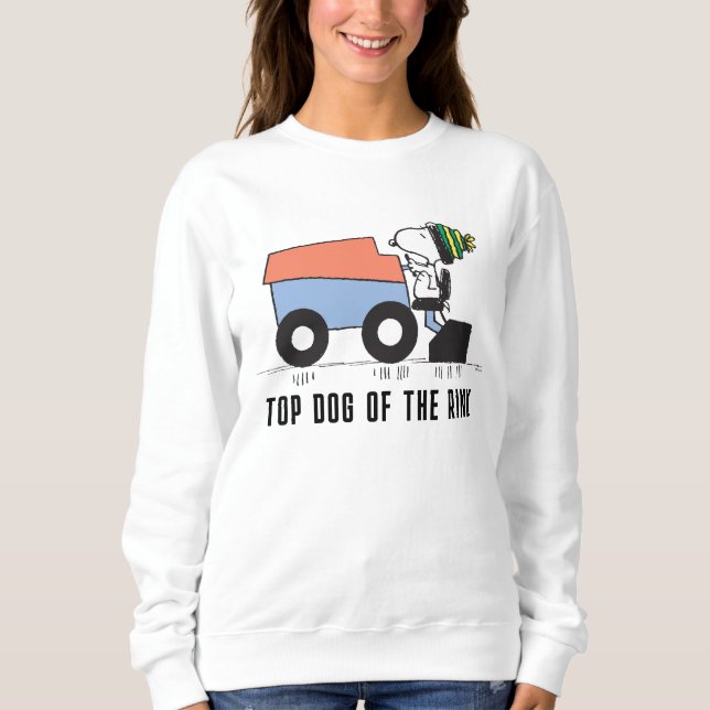 Sweatshirt cacahuètes | Machine à refaire la glace Snoopy (Devant)