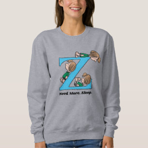 Sweatshirt cacahuètes Peppermenthe Patty Sleepy Z