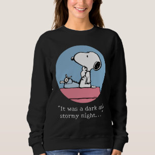 Sweatshirt cacahuètes   Snoopy à la machine à écrire
