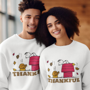 Sweatshirt cacahuètes   Snoopy Be Thankful