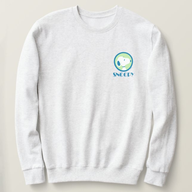 Sweatshirt cacahuètes | Snoopy Blue Deco Dreams (Design devant)