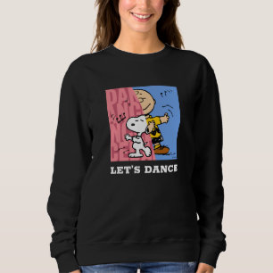 Sweatshirt cacahuètes Snoopy & Charlie Danse Brown mi-mi-mi