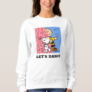 Sweatshirt cacahuètes   Snoopy & Charlie Danse Brown mi-mi-mi