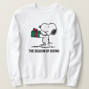 Sweatshirt cacahuètes Snoopy Christmas Gift Giver