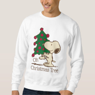 Sweatshirt cacahuètes Snoopy Christmas Tree