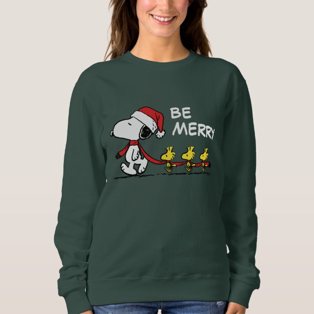 Sweatshirt cacahuètes | Snoopy & Friends Winter Scarf (Devant)