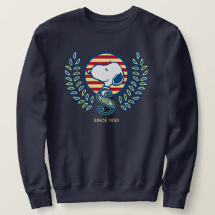 Sweatshirt cacahuètes Snoopy Heraldry