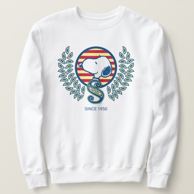 Sweatshirt cacahuètes | Snoopy Heraldry (Design devant)