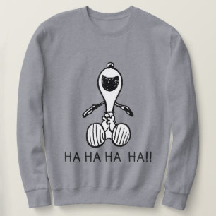 Sweatshirt cacahuètes   Snoopy Laughs