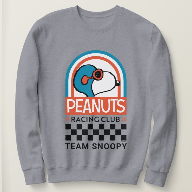 Sweatshirt cacahuètes | Snoopy Racing Club (Design devant)
