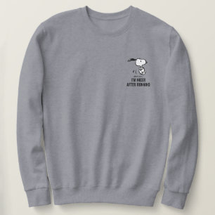 Sweatshirt cacahuètes   Snoopy Running