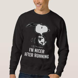 Sweatshirt cacahuètes Snoopy Running