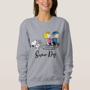 Sweatshirt cacahuètes Snoopy, Sally & Linus Sled