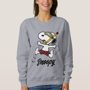 Sweatshirt cacahuètes   Snoopy Scuba Diver